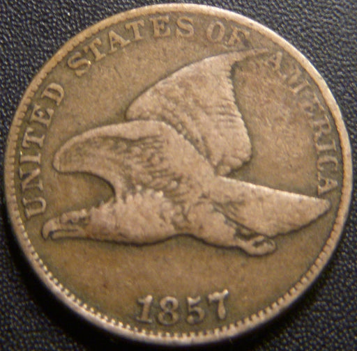 1857 Flying Eagle Cent - Fine