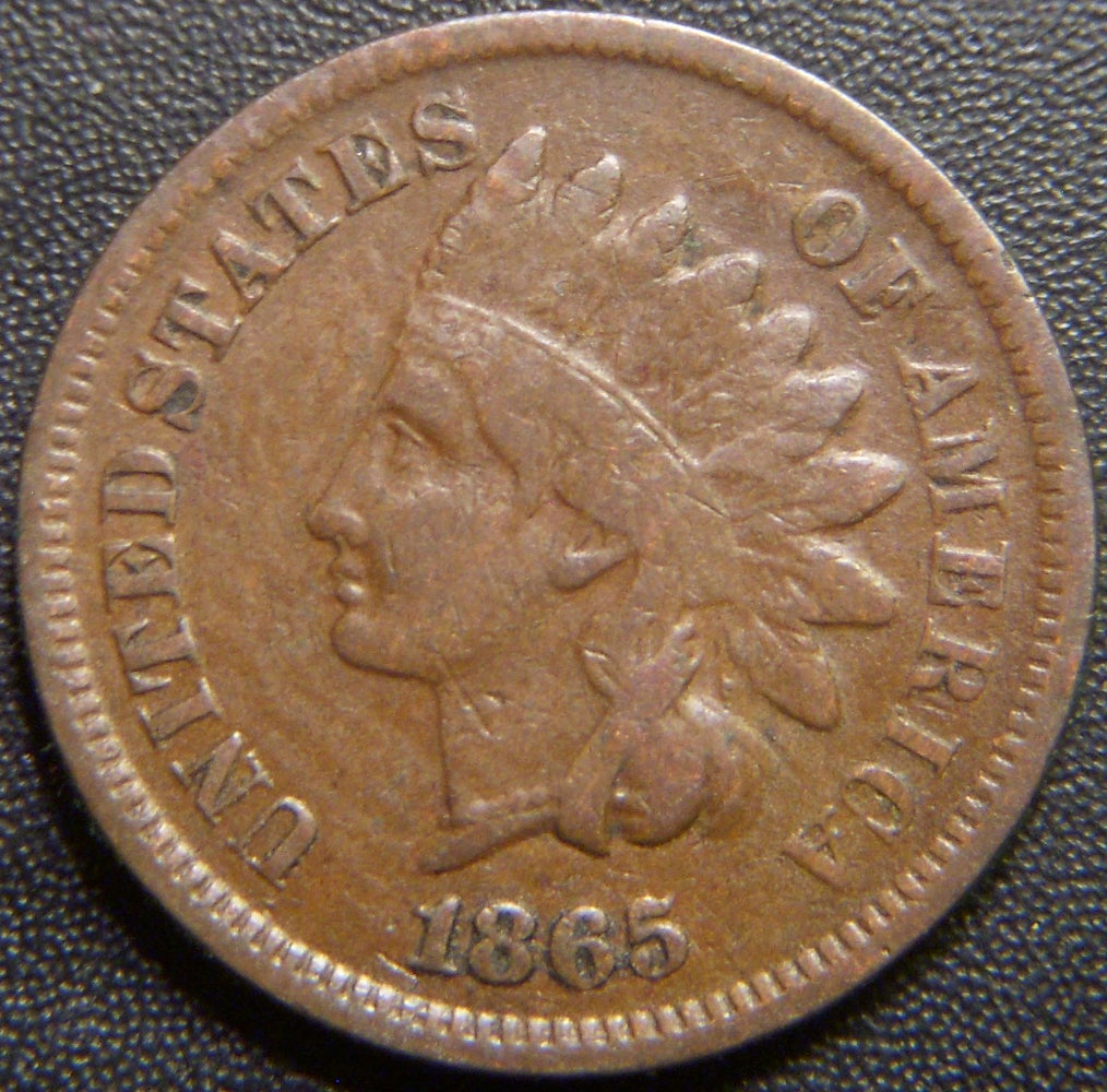 1865 Indian Head Cent - Fine