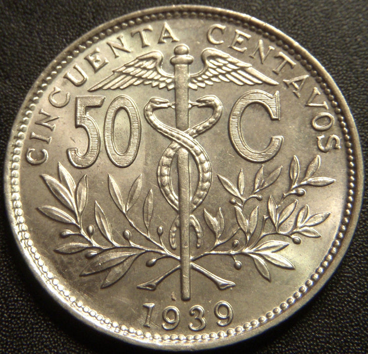 1939 50 Centavos - Bolivia