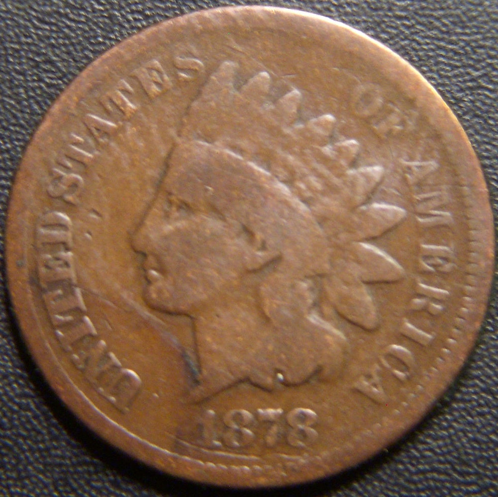 1878 Indian Head Cent - Good
