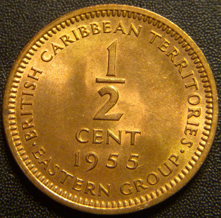 1955 1/2 Cent - British Caribbean