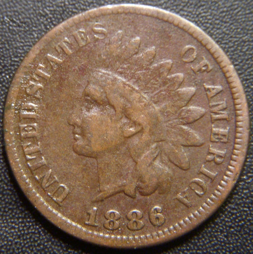 1886 Indian Head Cent - T1 I/C Fine