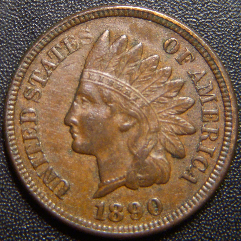 1890 Indian Head Cent - Extra Fine