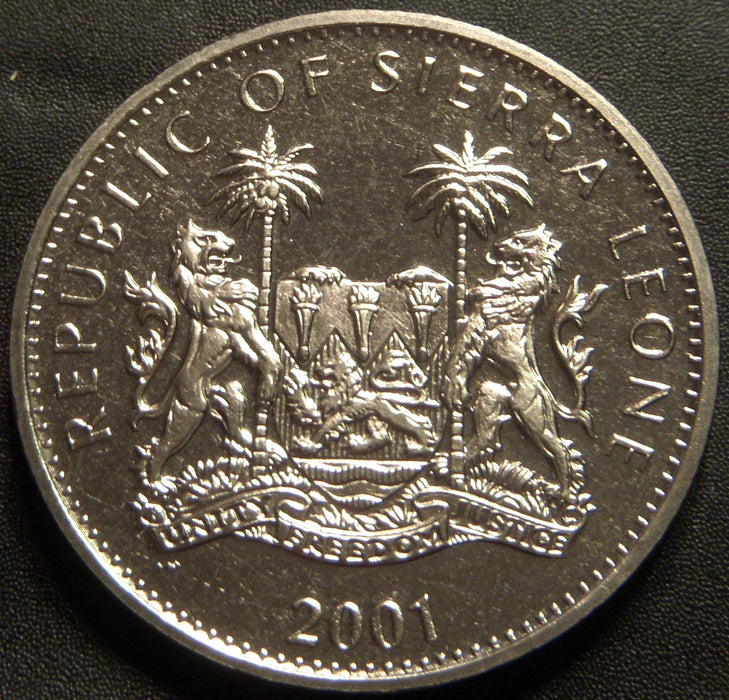 2001 $1 Leone - Sierra Leone