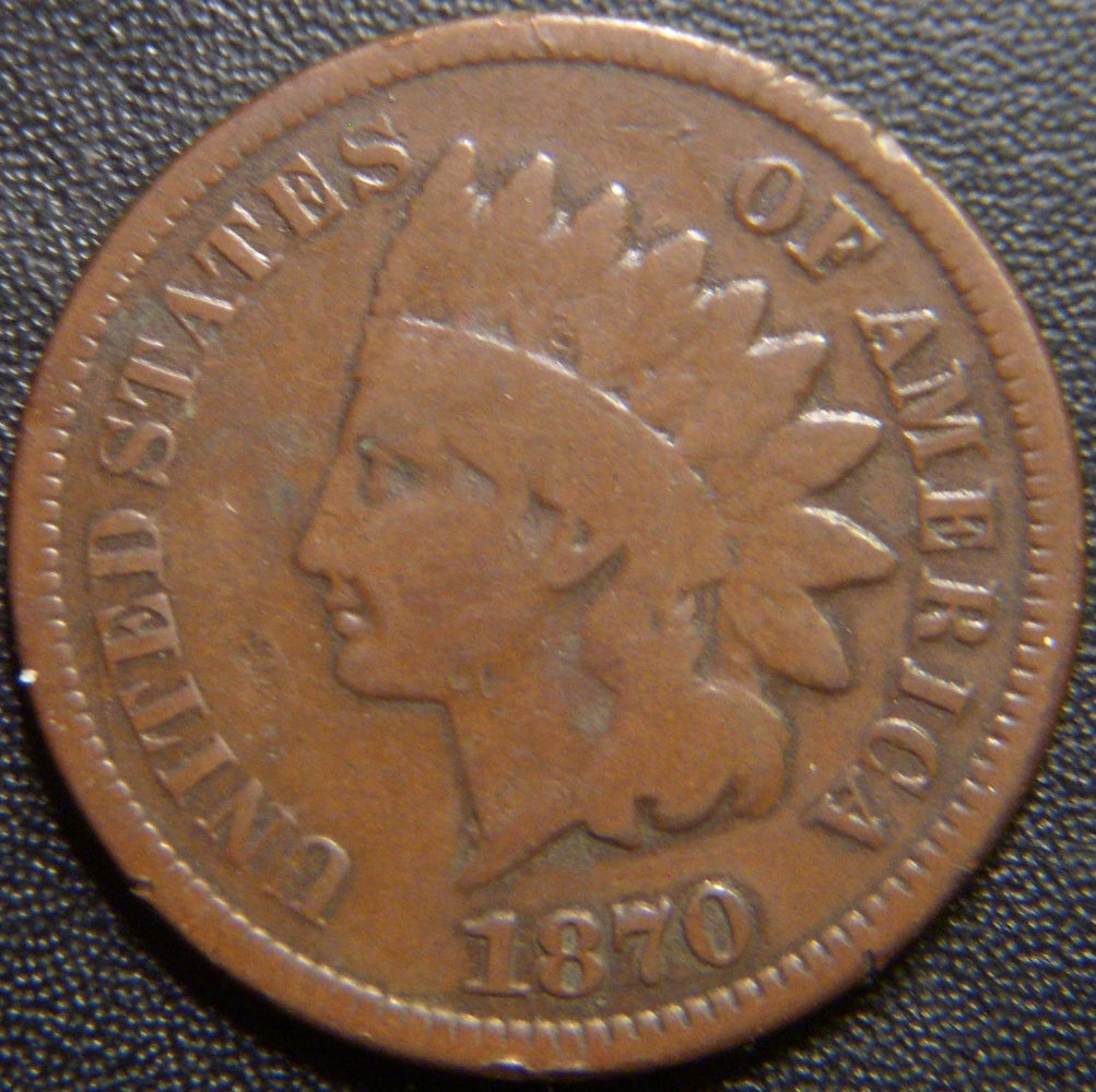 1870 Indian Head Cent - Good