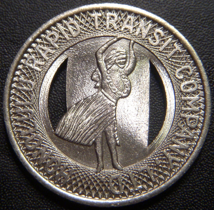 1951 Honolulu, HI Transit Co. Token