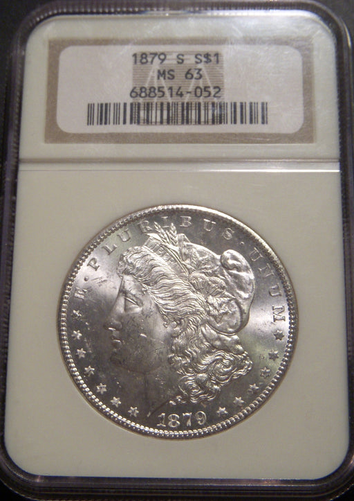 1879-S Morgan Dollar - NGC MS 63