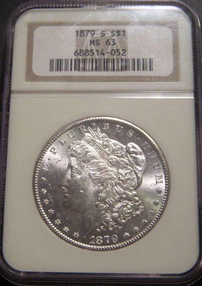 1879-S Morgan Dollar - NGC MS 63