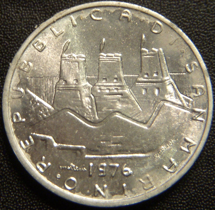 1976 5 Lire - San Marino
