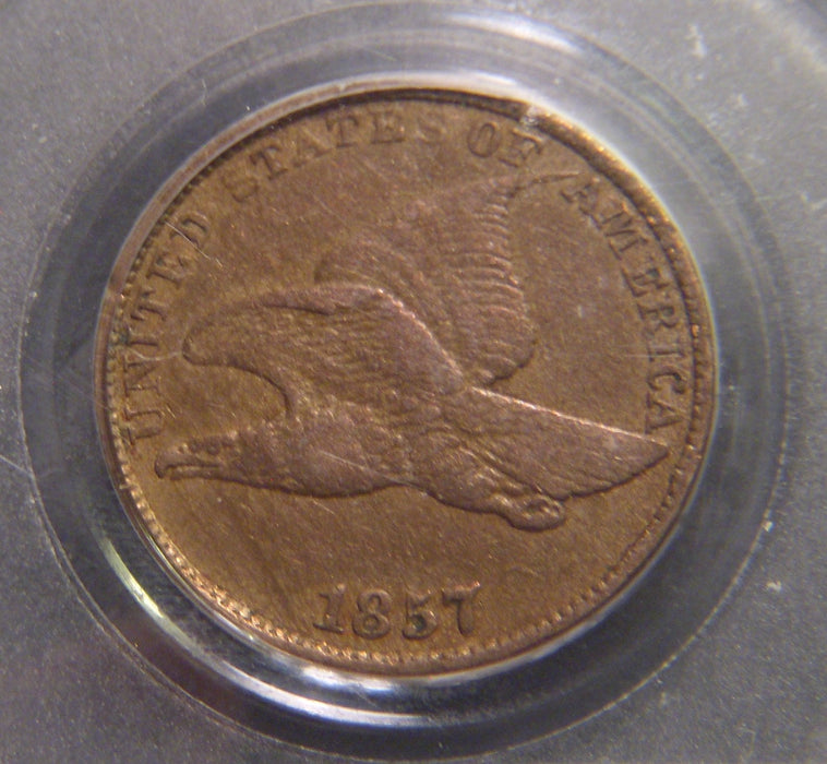 1857 Flying Eagle Cent - PCGS VF35
