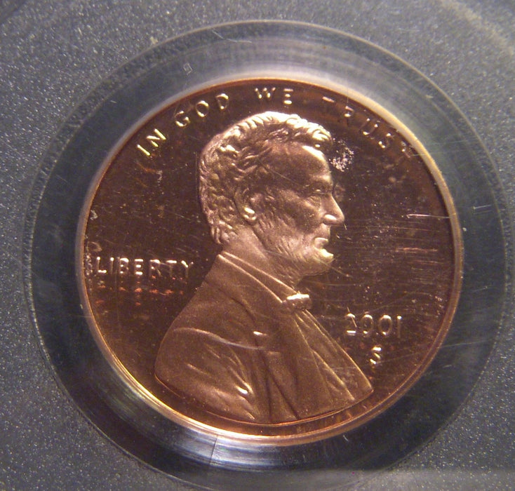 2001-S Lincoln Cent - PCGS PR69RD DCAM