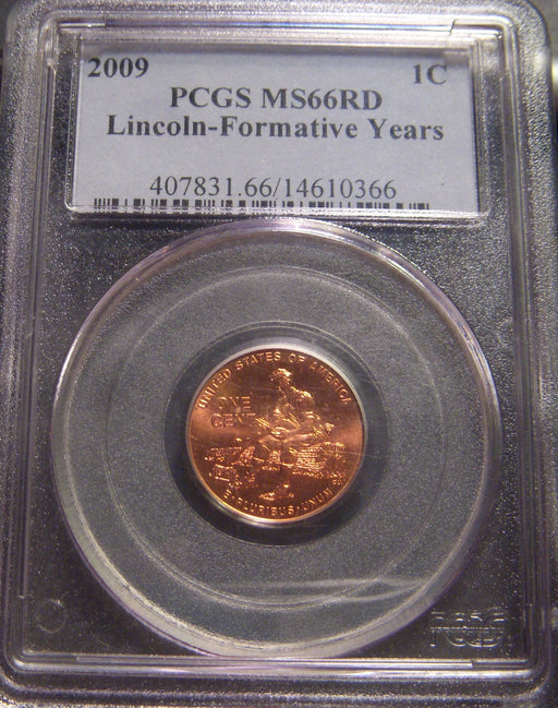 2009 Lincoln Formative Years Cent - PCGS MS66RD