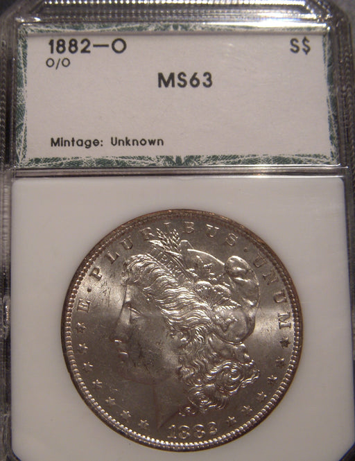 1882-O/O Morgan Dollar - PCI MS63