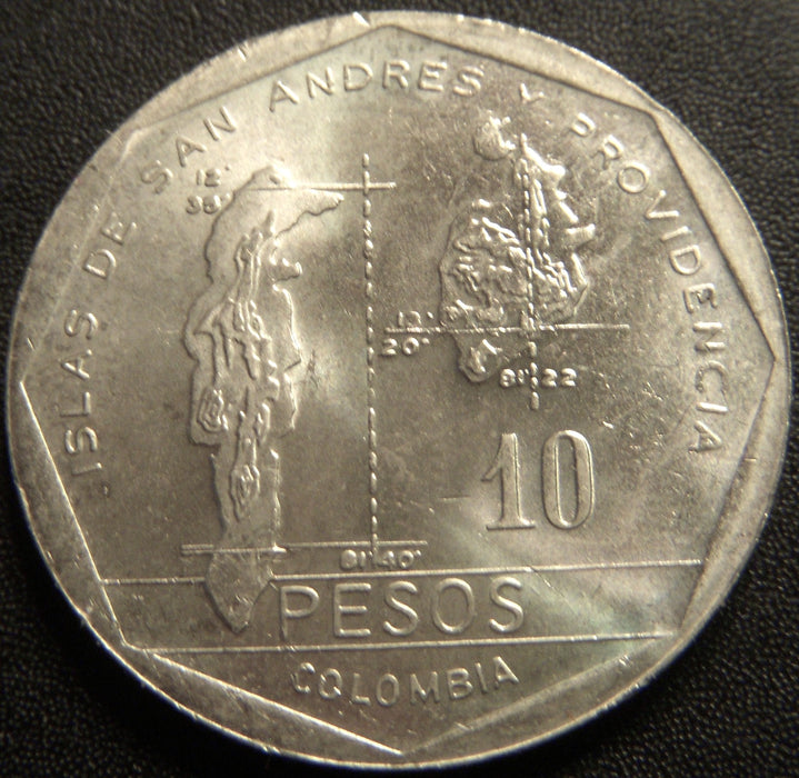 1981 10 Pesos - Columbia