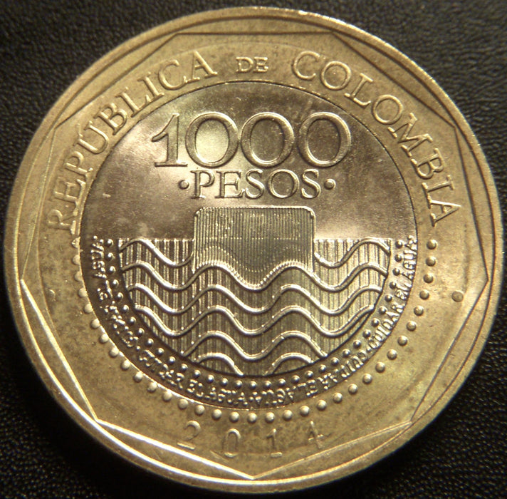 2014 1000 Pesos - Columbia