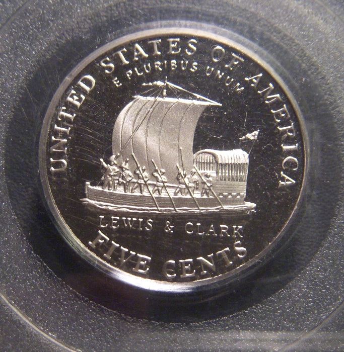 2004-S Jefferson Keal Boat Nickel - PCGS PR69DCAM