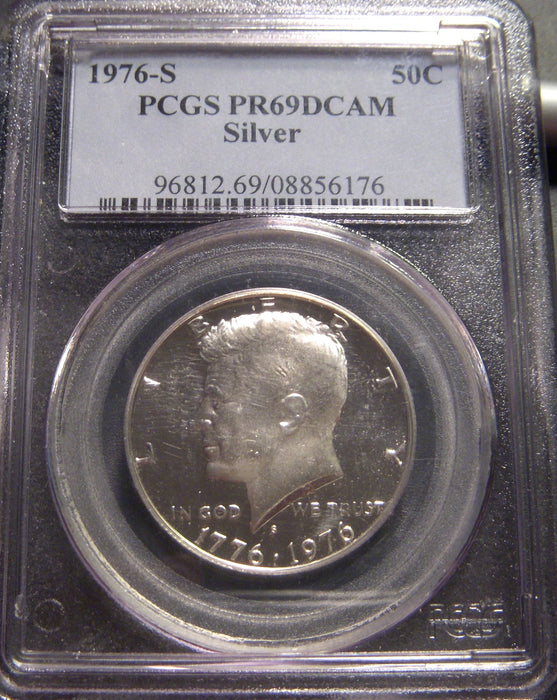 1976-S Kennedy Half Dollar - PCGS PR69DCAM Silver