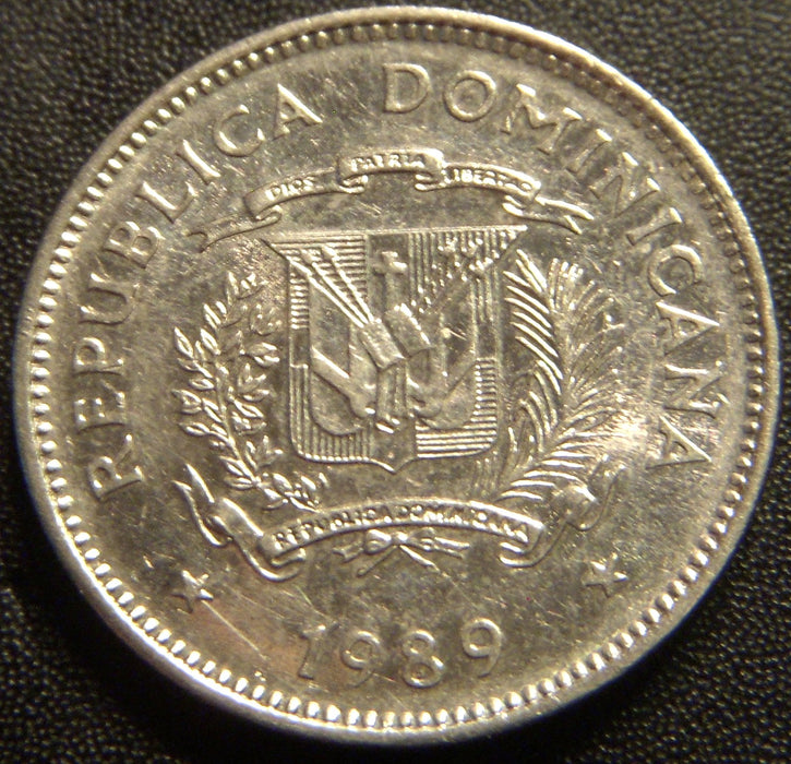 1989 5 Centavos - Dominican Republic