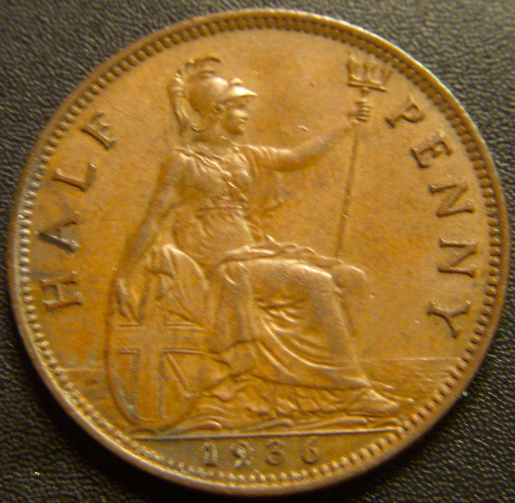 1936 1/2 Penny - Great Britain