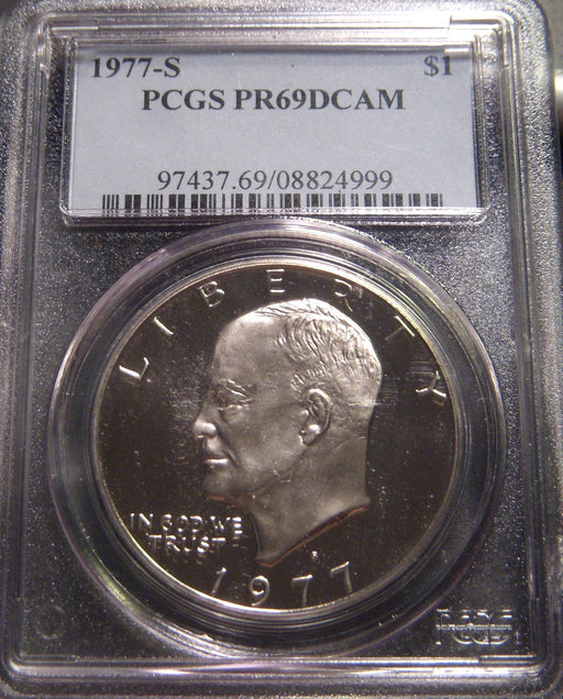 1977-S Eisenhower Dollar - PCGS PR69DCAM