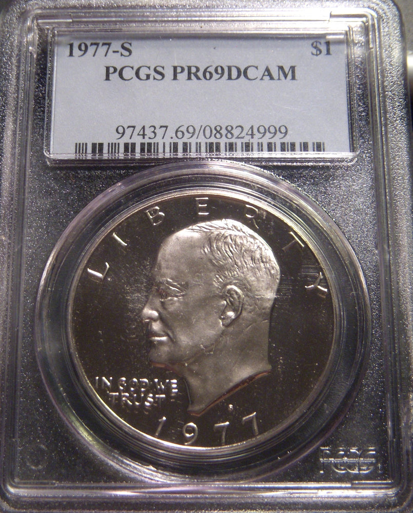 1977-S Eisenhower Dollar - PCGS PR69DCAM