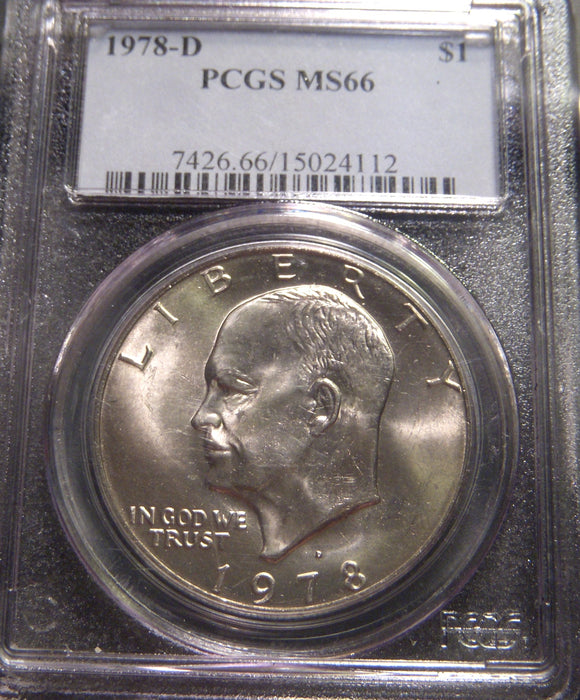 1978-D Eisenhower Dollar - PCGS MS66