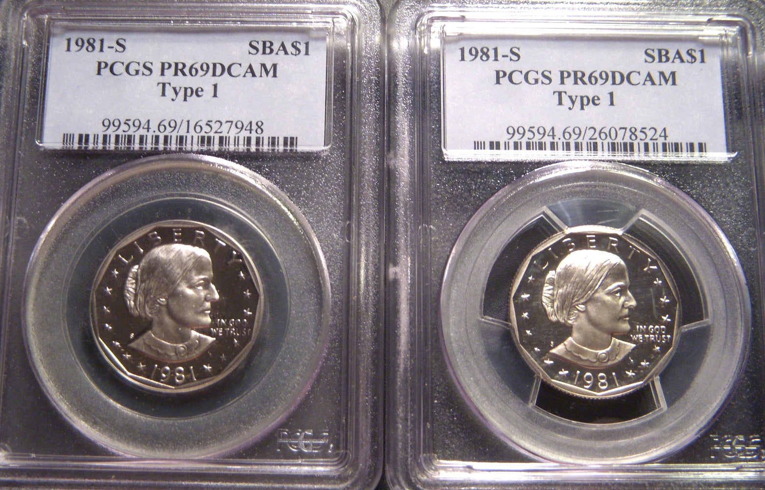 1981-S Susan B. Anthony Dollar - PCGS PR69DCAM Type 1