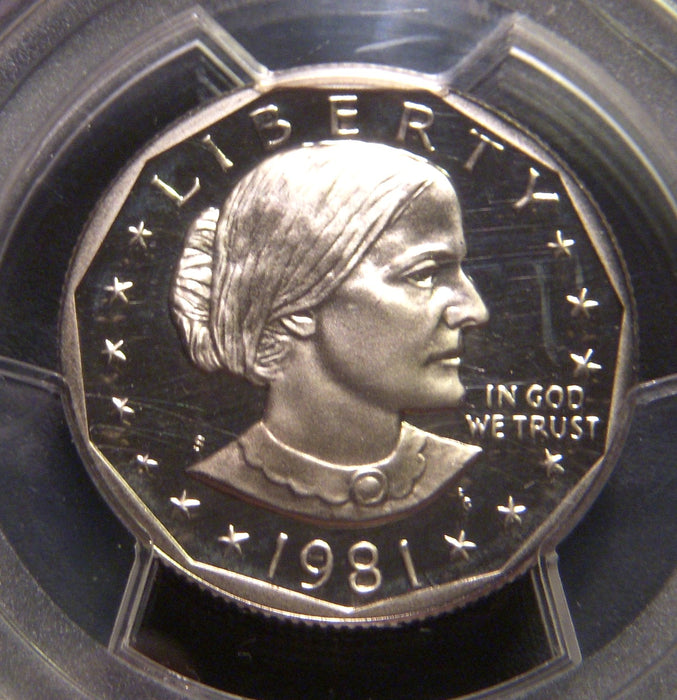1981-S Susan B. Anthony Dollar - PCGS PR69DCAM Type 1