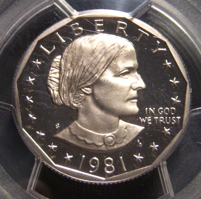 1981-S Susan B. Anthony Dollar - PCGS PR69DCAM Type 2