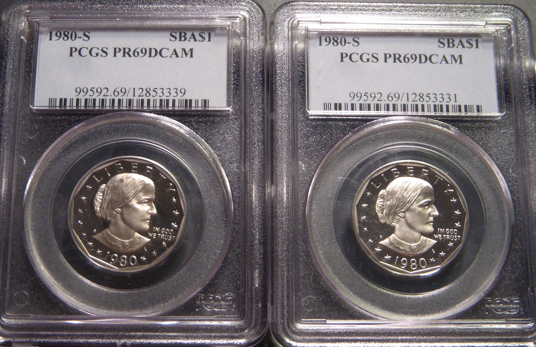1980-S Susan B. Anthony Dollar - PCGS PR69DCAM