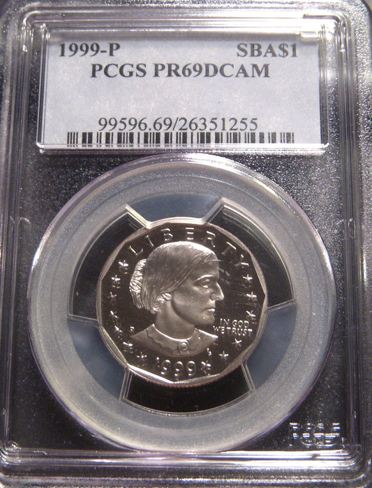 1999-P Susan B. Anthony Dollar - PCGS PR69DCAM