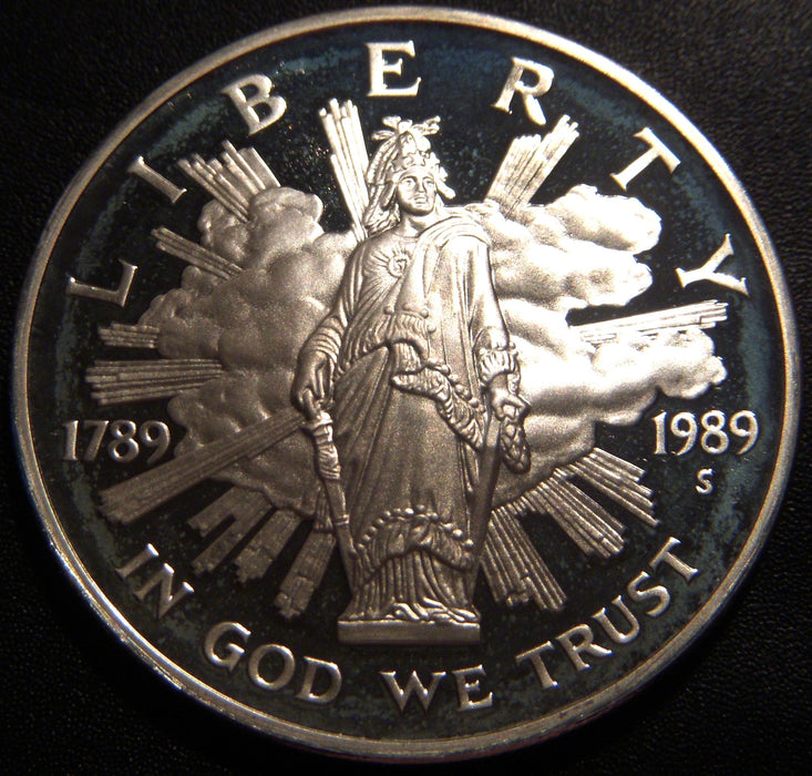 1989-S Congress Silver Dollar - Proof