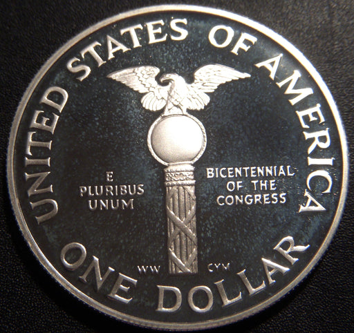 1989-S Congress Silver Dollar - Proof