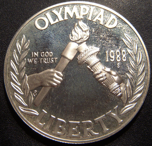 1988-S Olympic Silver Dollar - Proof