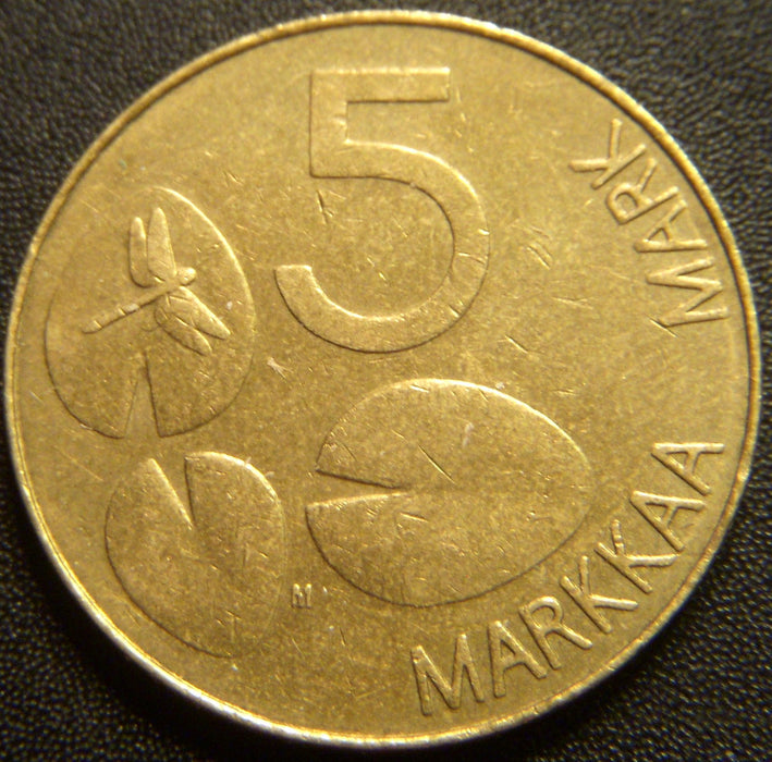 1995m 5 Markka - Finland