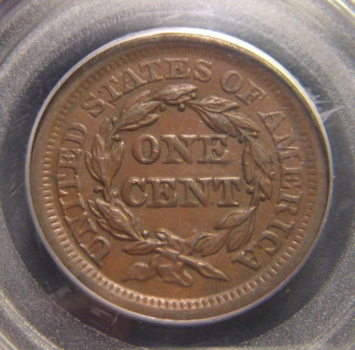 1854 Large Cent - PCGS AU55