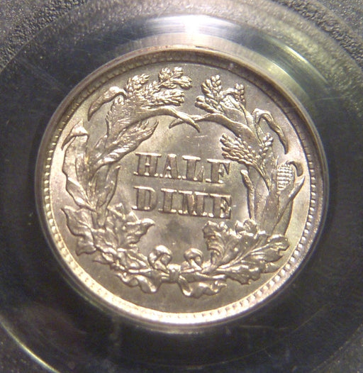 1861 Seated Half Dime - PCGS MS63