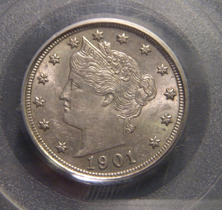 1901 Liberty Nickel - PCGS MS62