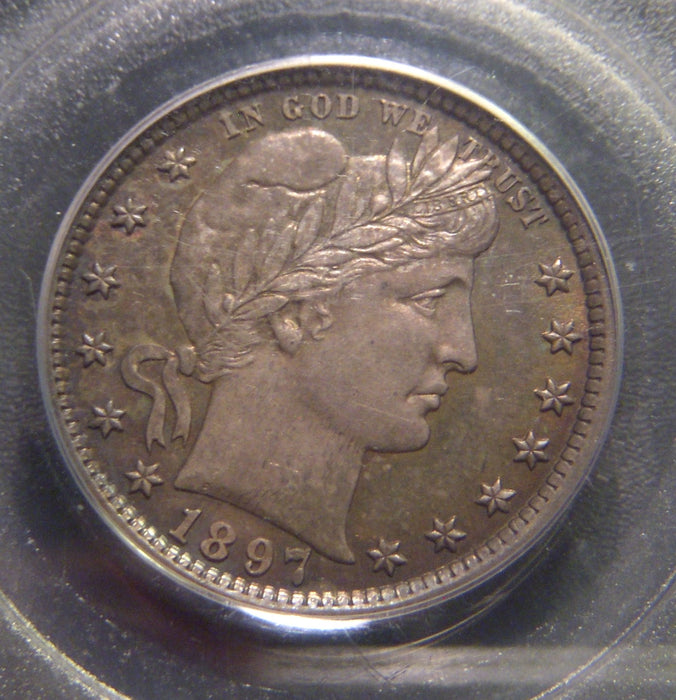 1897 Barber Quarter - PCGS MS63