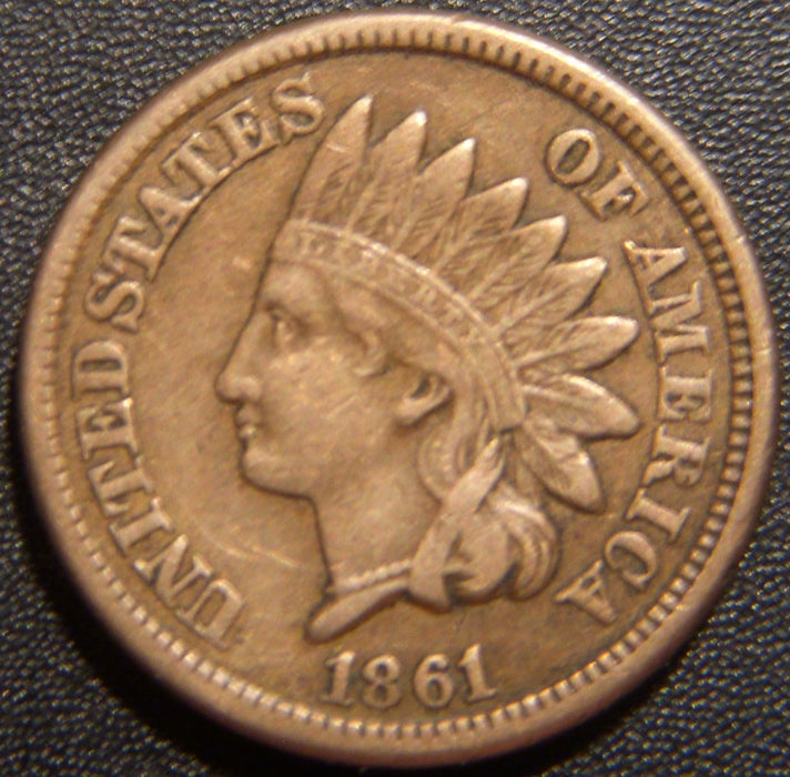1861 Indian Head Cent - Very Fine