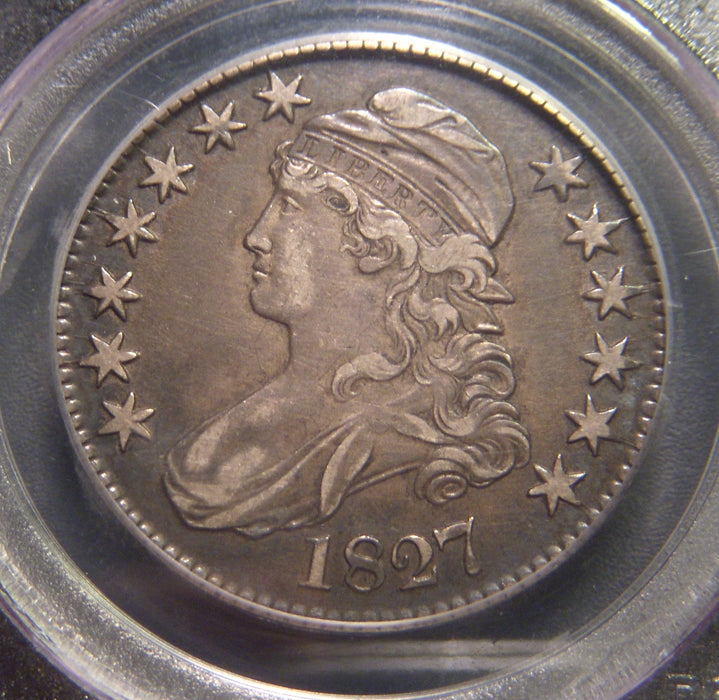 1827 Bust Half Dollar - PCGS XF Square Base 2