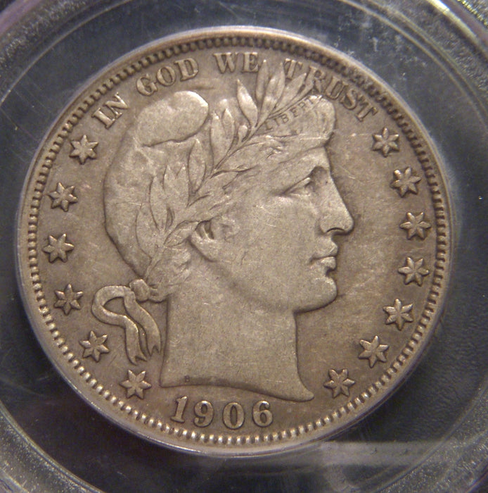 1906-O Barber Half Dollar - PCGS VF35