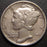 1917-D Mercury Dime - Extra Fine