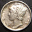 1918-D Mercury Dime - Extra Fine
