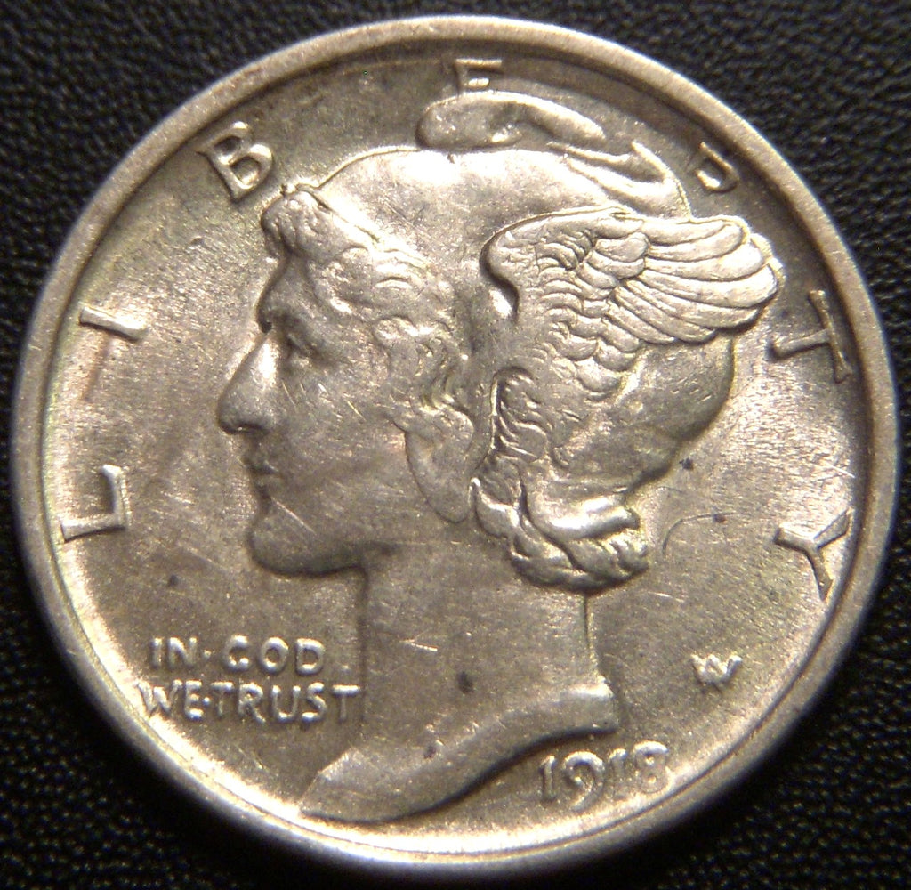 1918-S Mercury Dime - Extra Fine