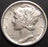 1919-D Mercury Dime - Extra Fine