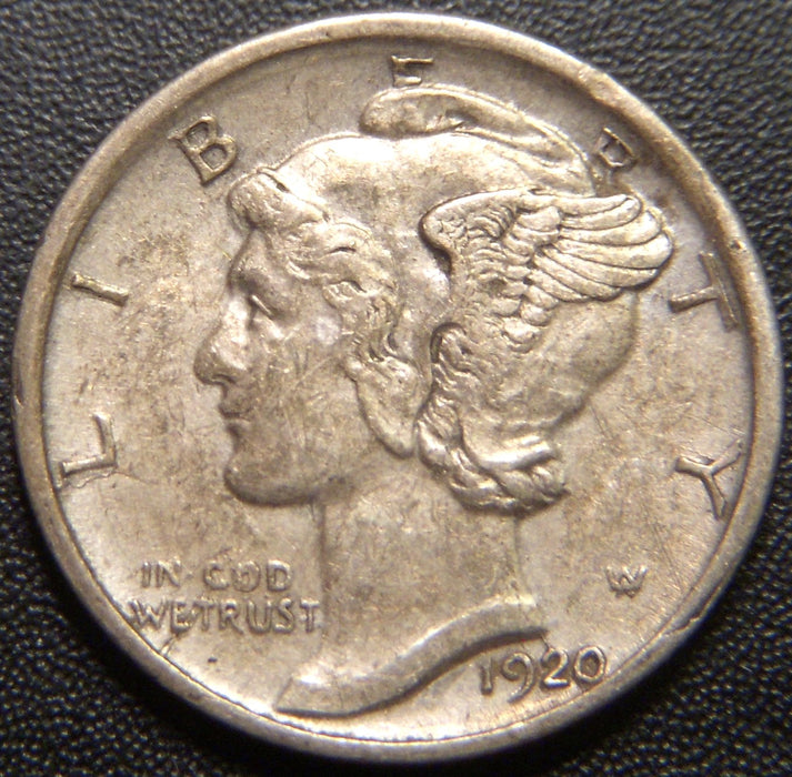 1920-D Mercury Dime - Extra Fine