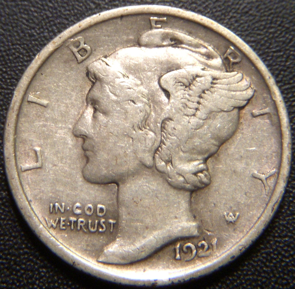 1921 Mercury Dime - Very Fine