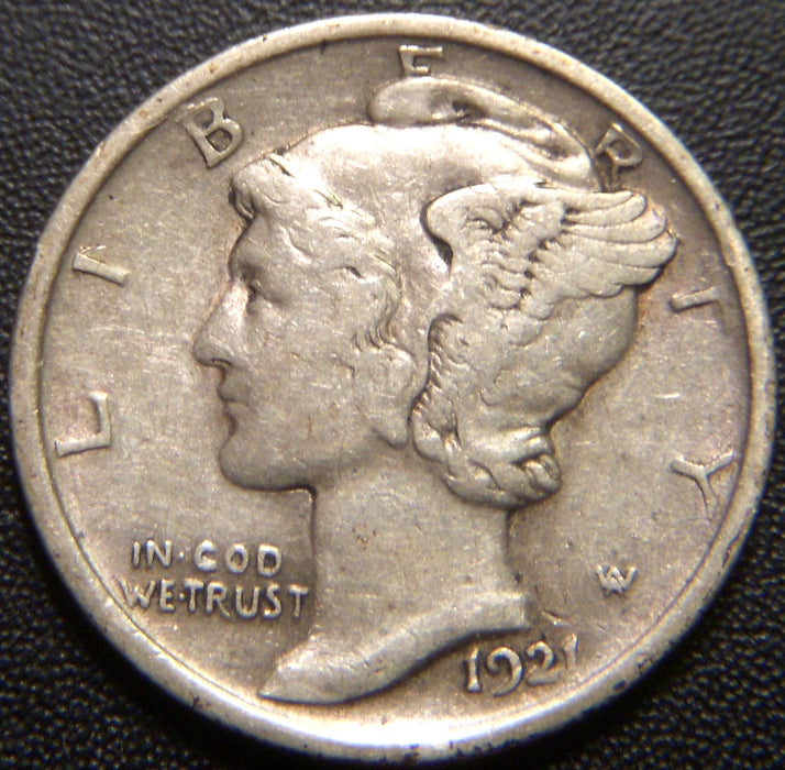 1921 Mercury Dime - Very Fine