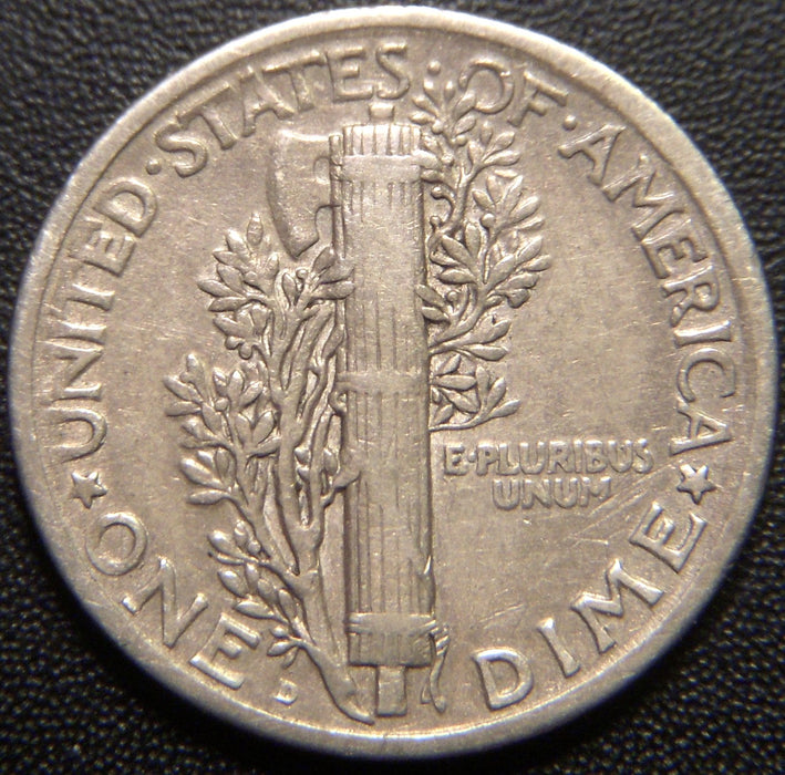 1921-D Mercury Dime - Fine